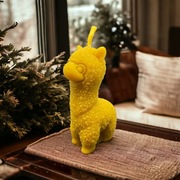 Świeca świeczka woskowa z wosku pszczelego alpaka