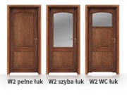 Klasyczne / Stylowe drzwi pokojowe  DREWNIANE 