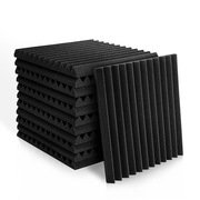 Pianki akustyczne z poliuretanu 12szt. czarne