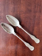 Srebrne łyżeczki 2 szt. Breslau Wrocław FAZ Zimmermann