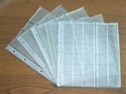 Zestaw 5 kart typu Numis na 30 monet o śr. 25mm (30x 30x30mm)