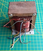 Transformator sieciowy TSK-II Zatra z radia lampowego Unitra Diora ZRK