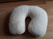 Poduszka rogal pod głowę - Woolmark - NOWA