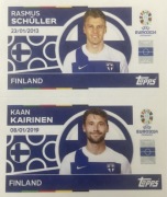 NAKLEJKI UEFA EURO 2024 - FIN 10 / FIN 11 Schuller Kairinen