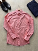 Luksusowa Koszula ETON Slim Fit r. 40 M Orange Gingham premium unikat
