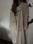 Nice Włoski Płaszcz Oversizowy 42