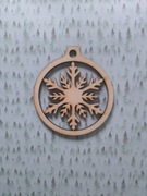 bombka sklejka 10 cm decoupage scrapbooking mod12