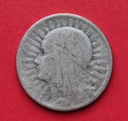 2 ZŁOTE GŁOWA KOBIETY 1933 rok - srebro AG nr 4