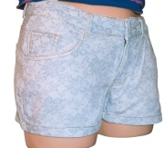 Jasne dżinsowe Szorty, Krótkie Spodenki Esmara, Lidl M (38)