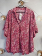 Kolorowa bluzka koszulowa Sinsay 2xl 