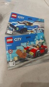 Zestaw klocków Lego 60242, pościg na autostradzie,  policja, złodziej 