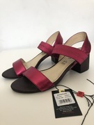 Piękne sandałki monnari 37 różowe fuksja bdb