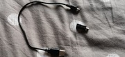 Używany kabel micro USB + adapter mini-USB dł.33cm