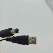 Kabel USB-A na DC 5.5/2.1 mm, długość 1 m