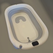 Wanienka Składana dla Dziecka z Termometrem i Wkładką 