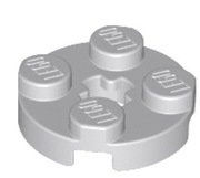 LEGO 2x4032 Plate, Round Light Bluish Gray 2x2 używane