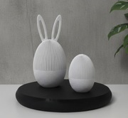 Wielkanocny królik zając 3D pojemnik dekoracyjny jajko schowek z uszami