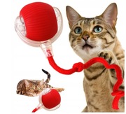 UCIEKAJĄCA PIŁKA ZABAWKA DLA KOTA PSA INTERAKTYWNA ELEKTRYCZNA LED WIBRACJE