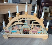 Świecznik drewniany 