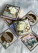 Exploding box na ślub pamiątka ślubna handmade 