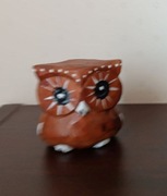 Sowa sówka drewniana figurka 5 cm