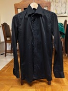 Koszula Lancerto czarna kołnierzyk 38