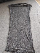 Tunika w panterkę Reserved S lejący dekolt bez rękawów używana