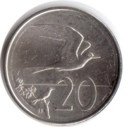 WYSPY COOKA 20 centów 2015, KM# 2234, UNC