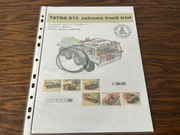 Tatra 813 extreme truck trial model kartonowy do sklejania 1:32