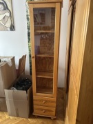 Witryna z drzwiami przeszklonymi 