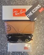 Nowe okulary przeciwsłoneczne Ray-Ban w czarnym kolorze, unisex