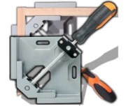 ŚCISK STOLARSKI ZACISK KĄTOWY MONTAŻOWY IMADŁO KĄT 90 NAROŻNE UCHWYT METAL