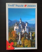 Puzzle zamek Neuschwanstein. Trefl 2000