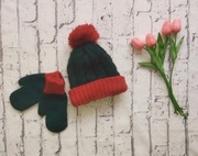 Czapka plus rękawiczki 3/4 latka