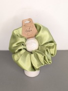 Gumka do włosów satynowa XL mocna, akcesoria do włosów panieński B12