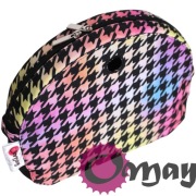 Organizer Obag MOON LIGHT czarny – pepitka tęczowa kolorowa wkład | OMAY