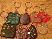 8 breloków razem. Ręcznie robiony brelok, elegancki i piękny