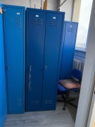 SZAFA UBRANIOWA BHP NIEBIESKA