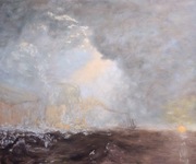 Olej/płótno 60x50. Inspiracja William Turner.