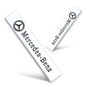 Naklejka Emblemat Znaczek Logo AMG MERCEDES 59mm x 10mm klapa błotnik