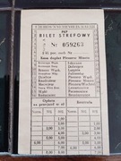 Bilet kolejowy strefowy Krotoszyn...