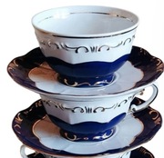 Herbaciana filiżanka poj 220 ml. Syg Zsolnay Hungary 