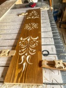 Deska rzeźbiona świerkowa CNC