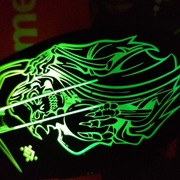 Myszka do komputera świecąca w różnych kolorach uxywana