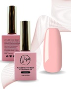 Baza kauczukowa Brzoskwiniowy róż Nisu Nails Rubber Base 15ml Peachy Pink