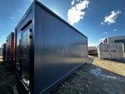 KONTENER PAWILON HANDLOWY 3x6 OPEN SPACE Z KLIMATYZACJĄ, WC