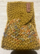 Opaska Handmade rękodzieło musztardowa