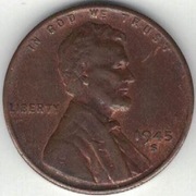 72  USA 1 cent 1945 S