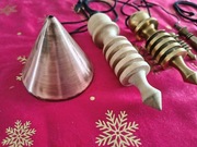 NARZĘDZIA RADIESTEZYJNE, wahadełka izis (izys) karnak, uniwersalne, stożek 