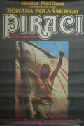 2 plakaty, Jakub Erol, Piraci, Roman Polański, 1987
